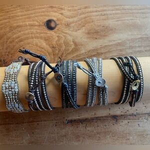 Chan Luu Leather Wrap Bracelets
